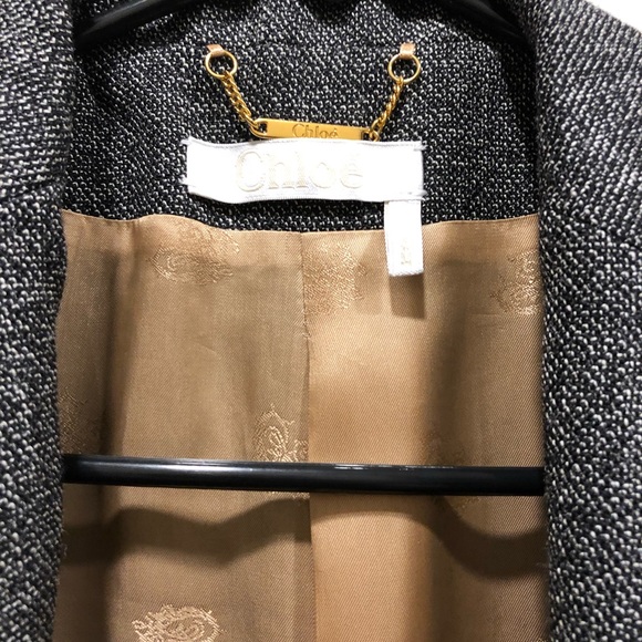 Chloe Long Wool Blazer - Picture 5 of 7